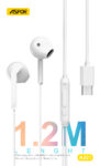 🎧 سماعة ASPOR A221 السلكية بصوت HiFi ومنفذ Type-C
