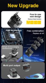 ⁦🌍 شاحن السفر العالمي ASPOR A893 بقدرة 35 واط بتقنية GaN⁩ - الصورة ⁦7⁩