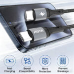 ⁦⚡ كابل بيانات ASPOR AC-21 USB-C إلى USB-C – شحن فائق السرعة بقدرة 100 واط وجودة عالية الأداء 🔋⁩ - الصورة ⁦4⁩